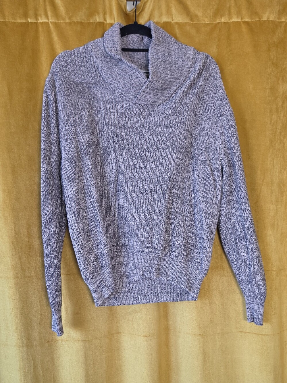 Women's Heather Gray Cowl Neck Sweater